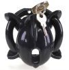 Cage de chasteté Nub Soft 6 x 2cm Noire Cage de chasteté Nub Soft 6 x 2cm Noire