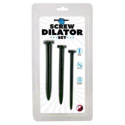 Lot de 3 Tiges d'urètre Screw Dilator 15 cm - Diamètre 6 à 13 mm