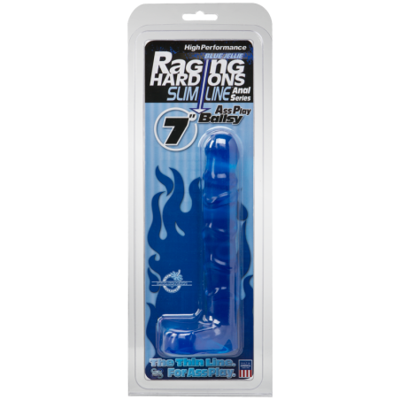 Gode Slimline Bleu Cobalt 17x3.3cm