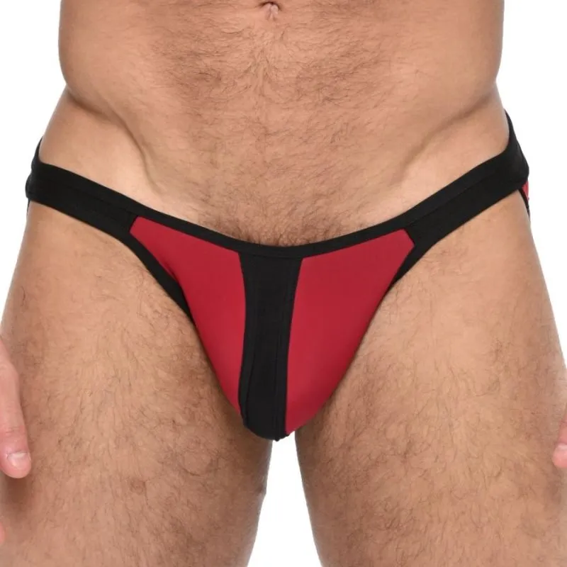 Jockstrap Troy Bordeaux-Noir