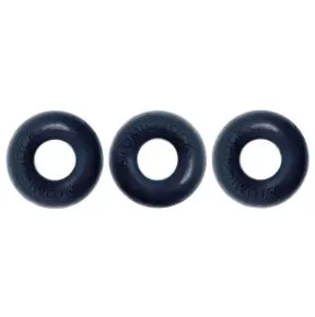 Pack de 3 Cockrings Do-Nut 1 20 mm Noirs pas cher