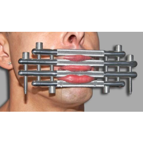 Baillon Block Lips Métal