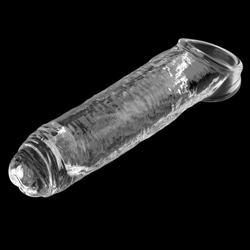 Gaine De Pénis Mini Decal 18 X 4 Cm Transparente - Sextoy TPE Réaliste, Neuf