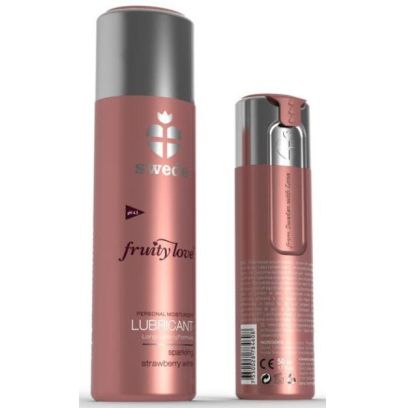 Lubrifiant Aromatisé FRUITY LOVE Vin de fraise pétillant 50 ml
