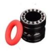 Ballstretcher souple Doblo 30 mm - Hauteur 4 cm Noir-Rouge Ballstretcher souple Doblo 30 mm - Hauteur 4 cm Noir-Rouge