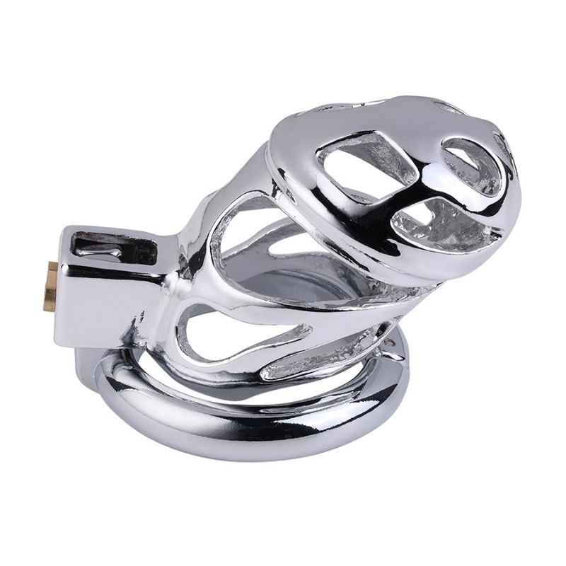 Cage de chasteté en métal Lock Love 9 x 3.5cm Cage de chasteté en métal Lock Love 9 x 3.5cm