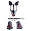 Kit Puppy 6 Pièces Noir-Rouge Kit Puppy 6 Pièces Noir-Rouge