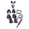 Kit complet Puppy Bondage 14 Pièces Noir-Rouge Kit complet Puppy Bondage 14 Pièces Noir-Rouge