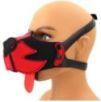 Museau Puppy Muz Noir-Rouge Museau Puppy Muz Noir-Rouge