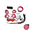 Pack Bondage SM 10 pièces Rouge Pack Bondage SM 10 pièces Rouge
