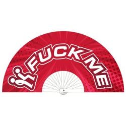 Eventail géant 60cm F*CK ME pas cher