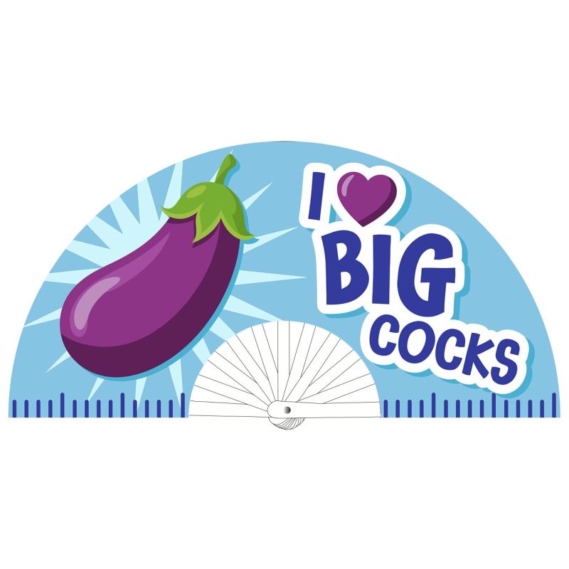 Eventail géant 60cm I LOVE BIG C*CKS Eventail géant 60cm I LOVE BIG C*CKS
