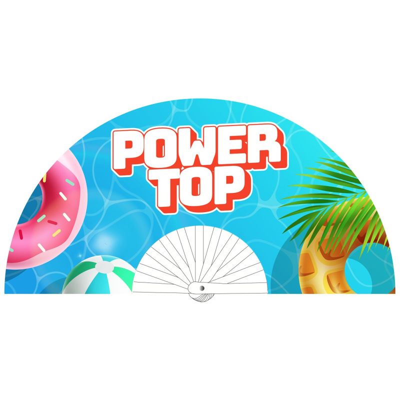 Eventail géant 60cm POWER TOP Eventail géant 60cm POWER TOP