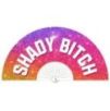 Eventail géant 60cm SHADY BITCH - DRAG QUEEN Eventail géant 60cm SHADY BITCH - DRAG QUEEN