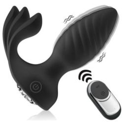 Plug Vibrant Curved Conik 8 x 3.5cm Noir pas cher