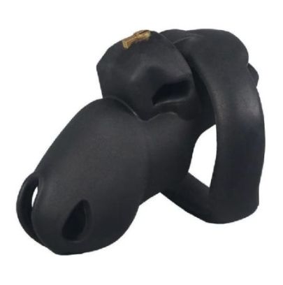 Cage de Chasteté Silicone Flexty S 9 x 3.5cm Noire