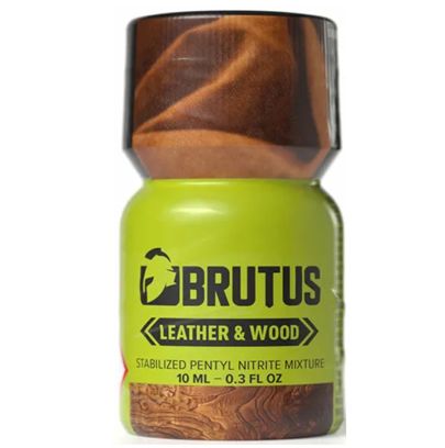 Poppers Brutus Leather & Wood Pentyle 10ml pas cher