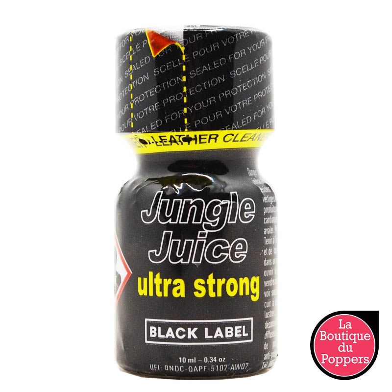 Poppers Jungle Juice Ultra Strong Black Label 10ml Pentyle