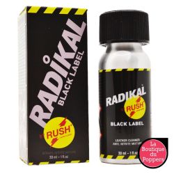 Poppers Radikal by Rush Black Label 30ml Amyl pas cher