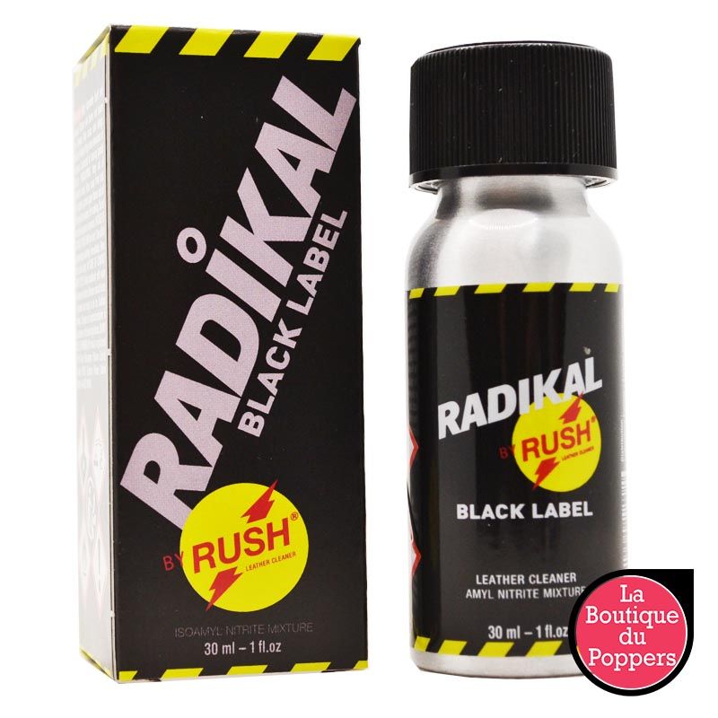 Poppers Radikal by Rush Black Label 30ml Amyl Poppers Radikal by Rush Black Label 30ml Amyl