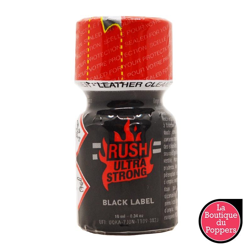 Poppers Rush Ultra Strong Black Label 10mL Propyl-Amyle