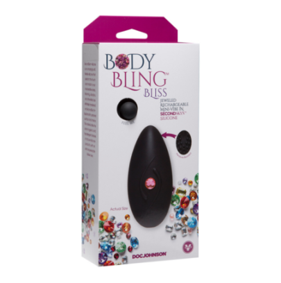 Vibromasseur Bliss - Mini Noir Rose pas cher sur la boutique du poppers