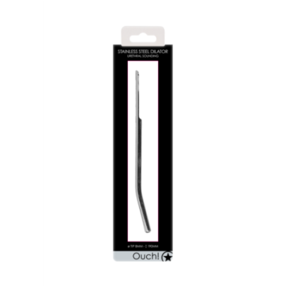 Tige à urètre courbée en acier inoxydable - 13.5x0.8cm pas cher sur la boutique du poppers