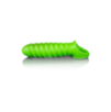 Gaine de penis Swirl Phosphorescente 15x3cm