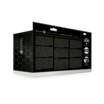 Gode Ceinture Courbé Phosphorescent 20x4cm