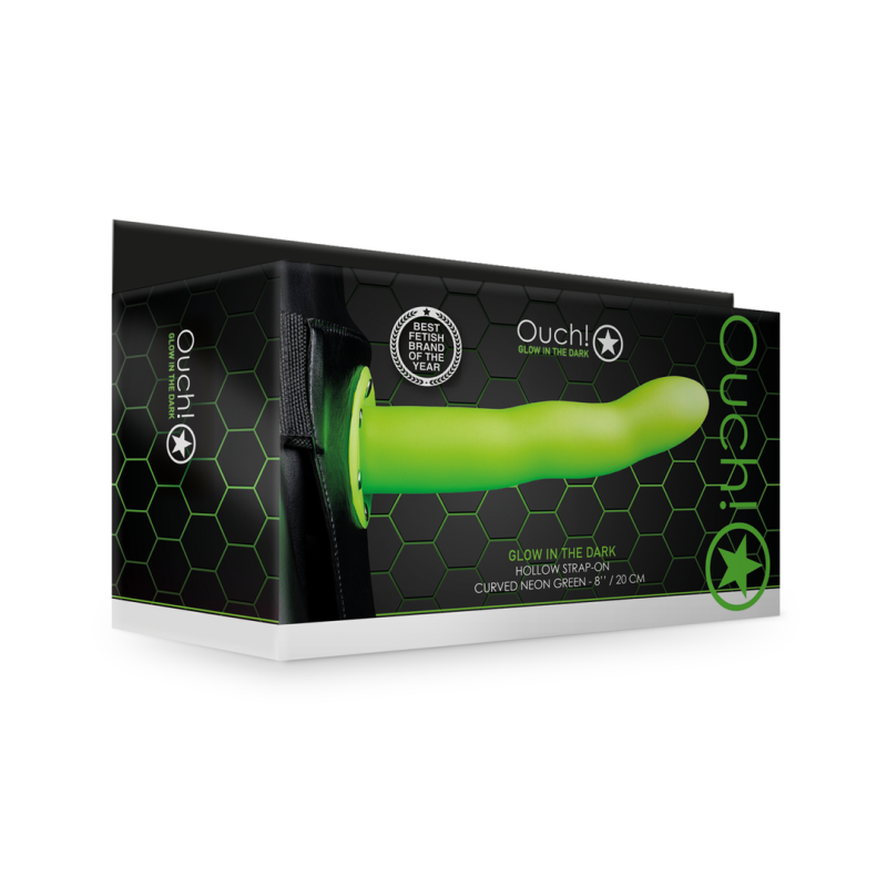 Gode Ceinture Creux Phosphorescent 20x4cm
