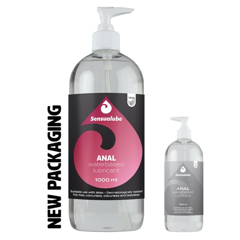Lubrifiant à base d'eau Sensualube Anal 1 Litre