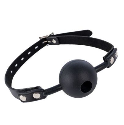 Bâillon-Boule Enjoy Gag 49mm Noir pas cher