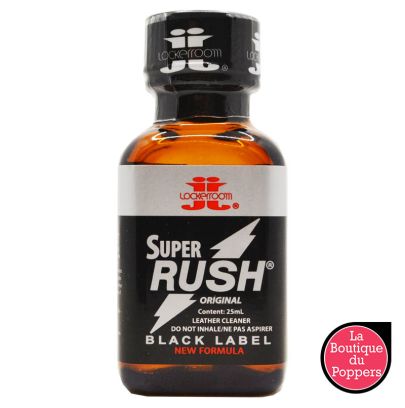 Poppers Super Rush Black Label Pentyl 25ml pas cher
