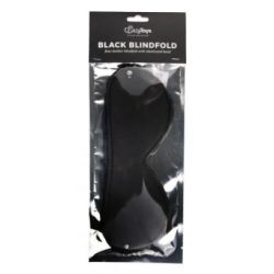 Masque Satin Blindfold noir sur La boutique du poppers Masque Satin Blindfold noir