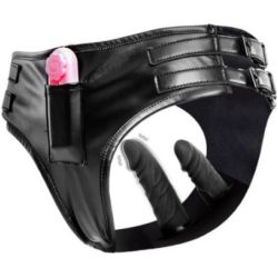 Culotte Double Gode Vibrant Pantiegood 12 x 3.7cm pas cher