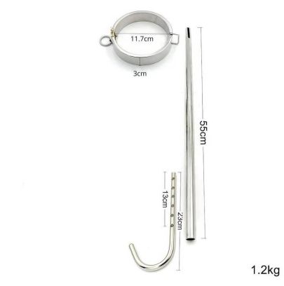 Crochet Anal avec collier acier