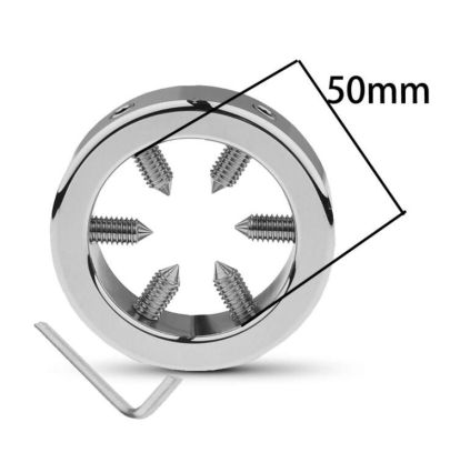 Cockring métal avec pointes pas cher