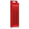 Lot de 4 Bougies Teasing Wax Rouge