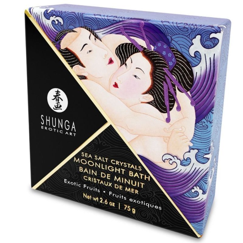 Sels de bain parfumés Bain de nuit Exotique 75gr Shunga Sels de bain parfumés Bain de nuit Exotique 75gr Shunga