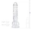 Gode avec Testicules - 15 cm Transparent