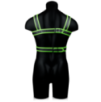 Harnais phosphorescent Glow Body Noir Taille L/XL Harnais phosphorescent Glow Body Noir Taille L/XL