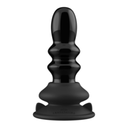 Ribbly - Glass Ribble Vibrator with Suction Cup pas cher Ribbly - Glass Ribble Vibrator with Suction Cup pas cher