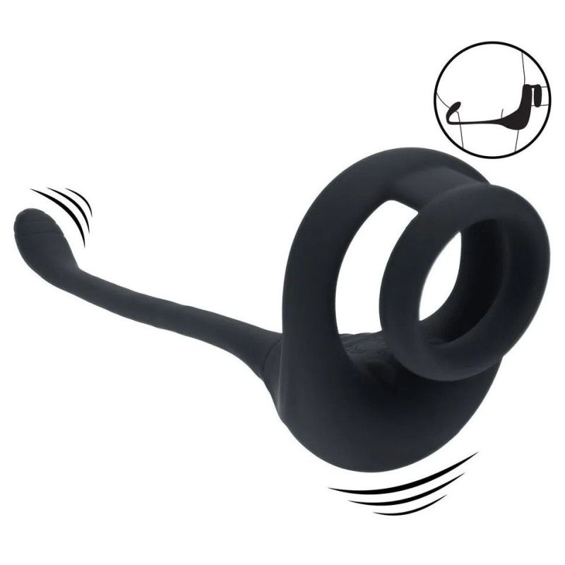 Plug-Cockring vibrant Pointeez 10 Vibrations Plug-Cockring vibrant Pointeez 10 Vibrations