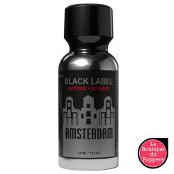 Poppers Amsterdam Black Label Extrême Pentyl+Butanol 30ml pas cher Poppers Amsterdam Black Label Extrême Pentyl+Butanol 30ml pas cher