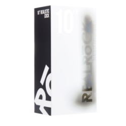 Gode réaliste RealRock Noir 27x5cm pas cher Gode réaliste RealRock Noir 27x5cm pas cher