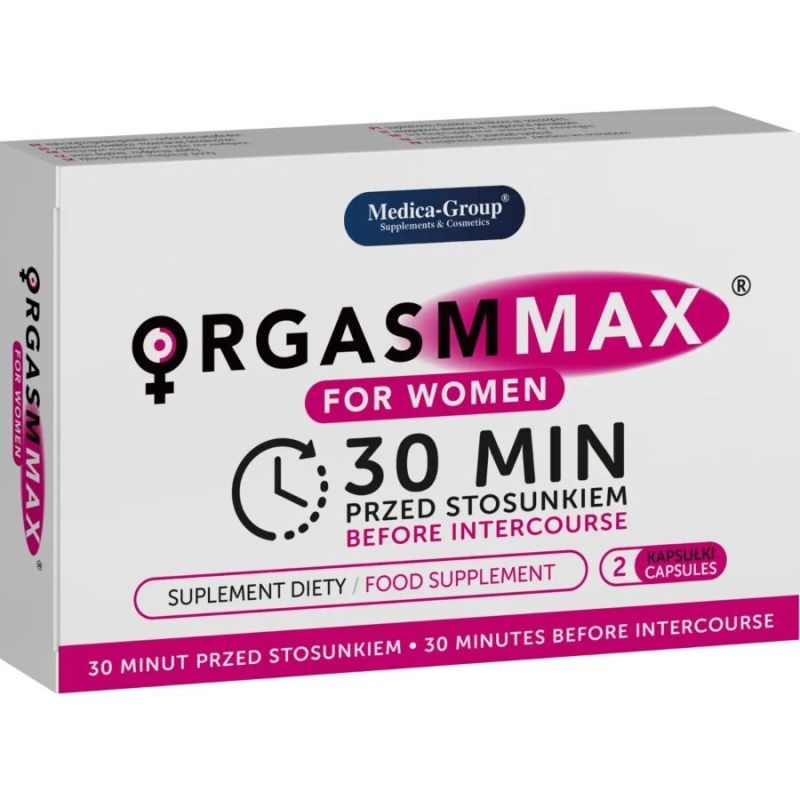 Stimulant OrgasmMax pour femme 2 gélules