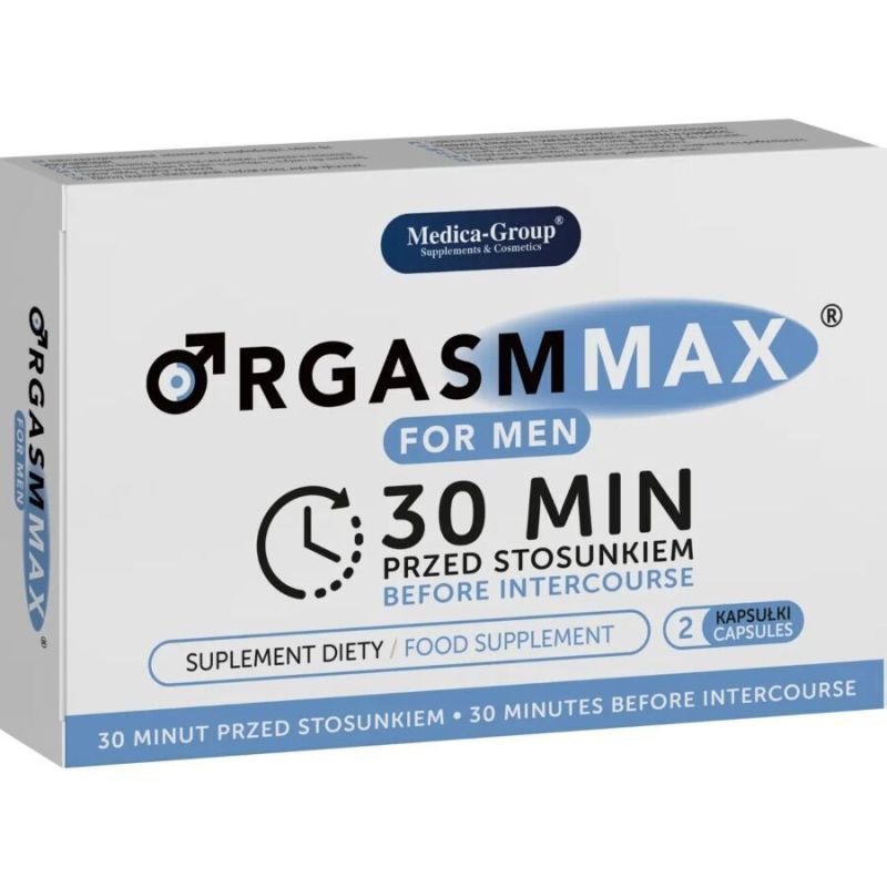 Stimulant OrgasmMax pour homme 2 gélules