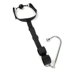 Bâillon avec Crochet Lhookos Noir