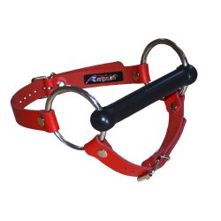 Mors BDSM en cuir premium avec gag en caoutchouc pas cher