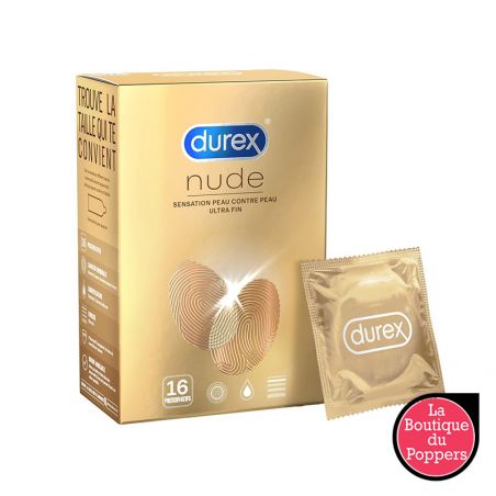 Préservatifs Durex Nude x16 pas cher